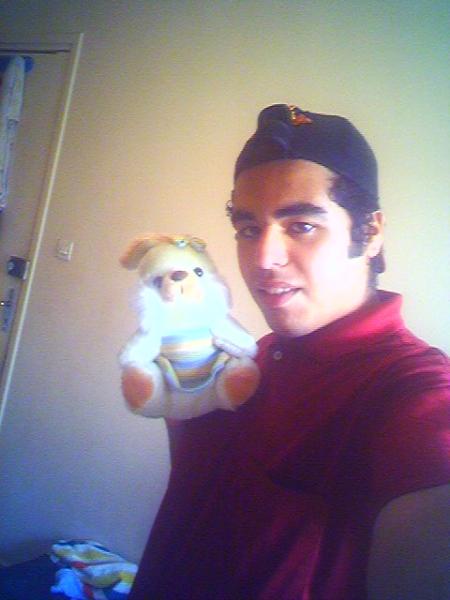 Moi avec mon oursone lol